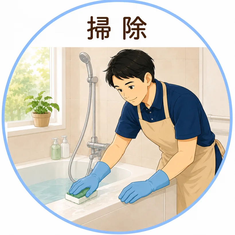 掃除のイラスト