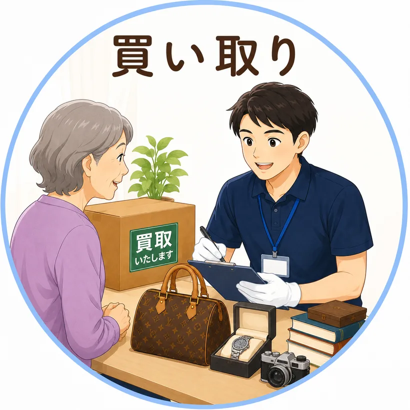 買い取りのイラスト